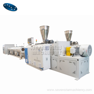 PVC Material Pipe Profile Conical Twin Screw Extruder